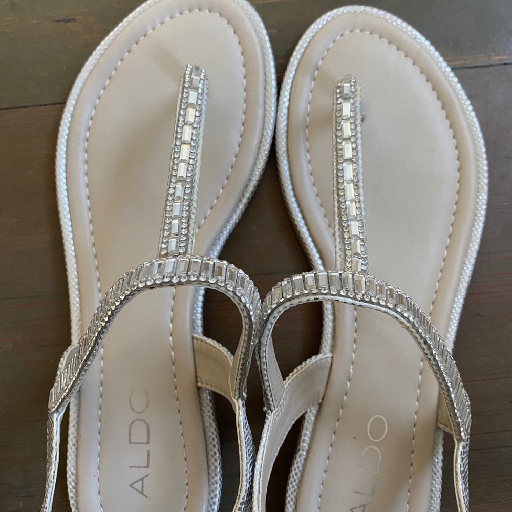 ALDO sheeny embellished sandals